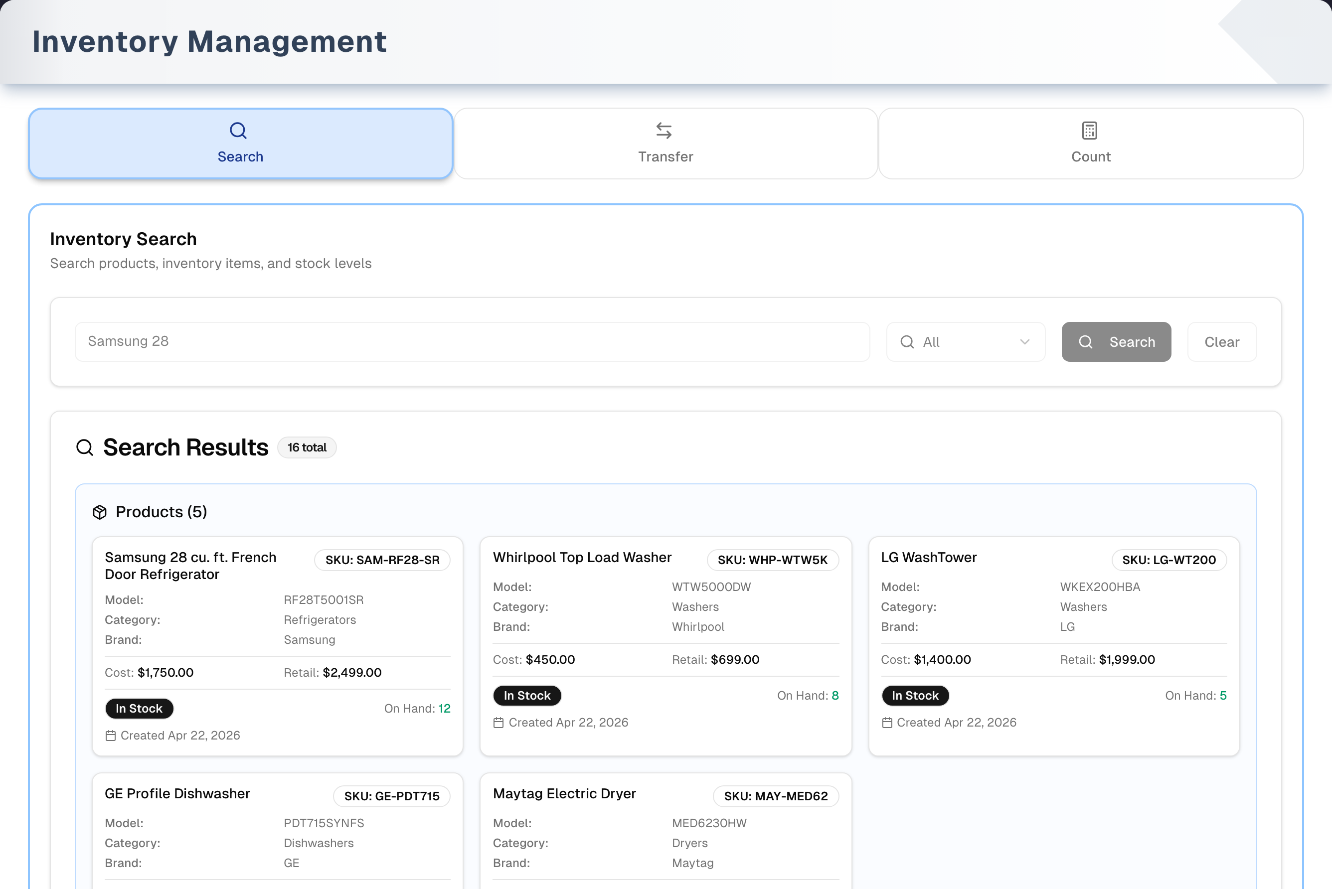 Inventory Management
