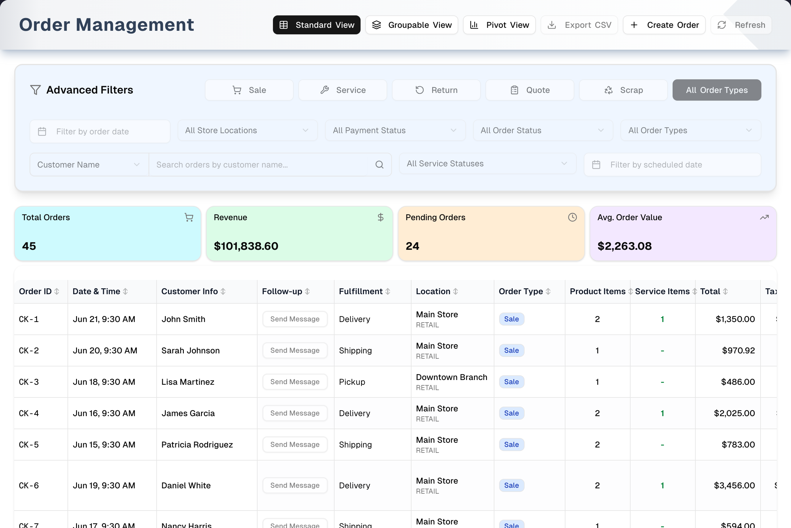 Order Management